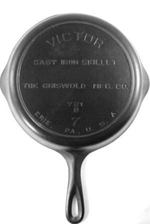 Griswold No 7 Pan Small Logo Cast Iron Cookware/ Griswold N 